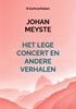 Afbeelding van Het lege concert en andere verhalen