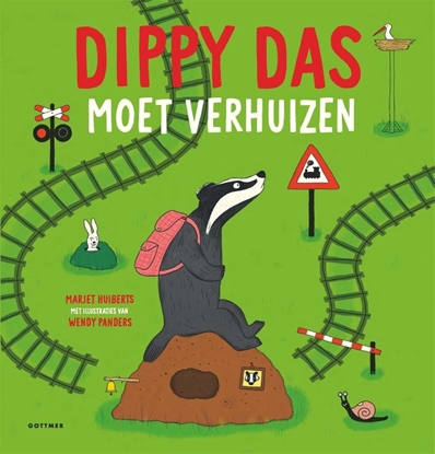 Afbeeldingen van Dippy Das moet verhuizen