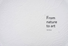 Afbeelding van From nature to art