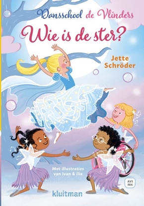 Afbeeldingen van Lekker lezen met Kluitman Dansschool de Vlinders. Wie is de ster?