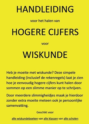 Afbeeldingen van Slim leren Handleiding voor het halen van hogere cijfers voor wiskunde