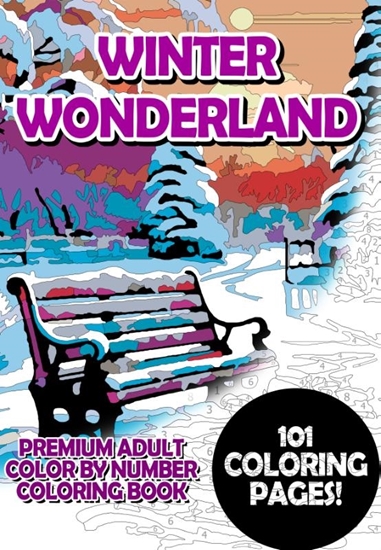 Afbeelding van Winter Wonderland - Premium Adult Color By Number Coloring Book