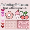 Afbeelding van Relaxing Patterns coloring book