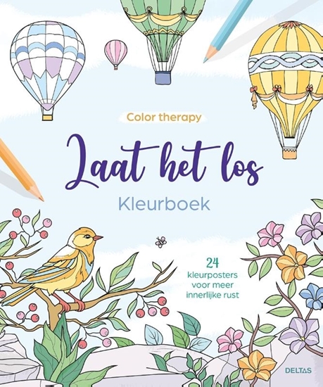 Afbeelding van Color therapy Laat het los Kleurboek