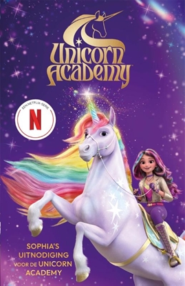 Afbeeldingen van Unicorn Academy Sophia's uitnodiging voor de Unicorn Academy