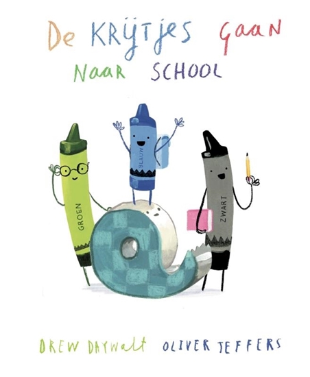 Afbeelding van De krijtjes gaan naar school