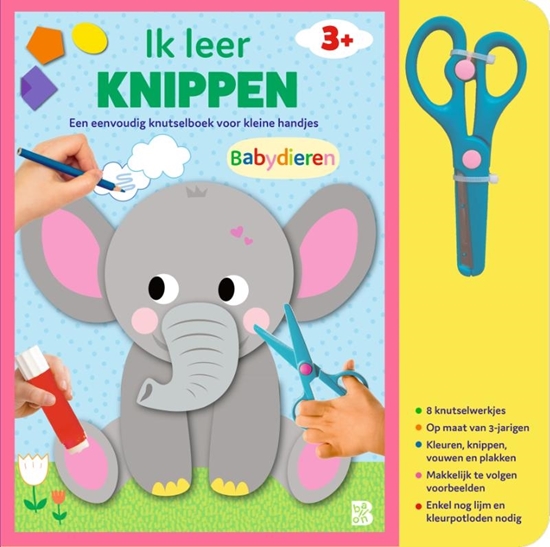 Afbeelding van Ik leer knippen Ik leer knippen: Babydieren