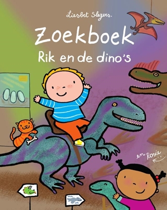Afbeeldingen van Rik Zoekboek Rik en de dino's