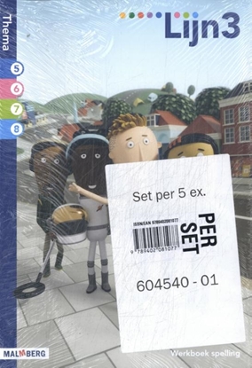 Afbeeldingen van Lijn 3 (editie 2) Spellingwerkboek Thema 5-8 (set van 5)