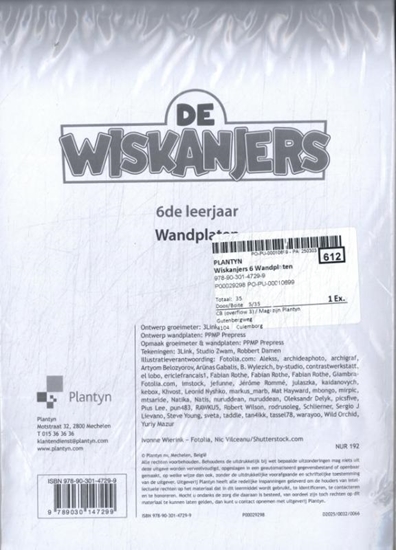 Afbeelding van De wiskanjers 6 wandplaten