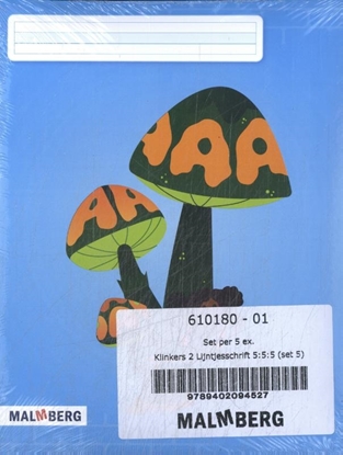 Afbeeldingen van Klinkers 2 Lijntjesschrift 5:5:5 (set van 5)