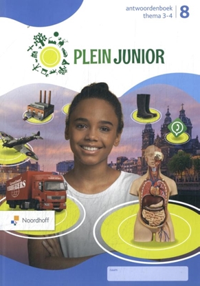 Afbeeldingen van Plein Junior groep 8 thema 3-4 antwoordenboek