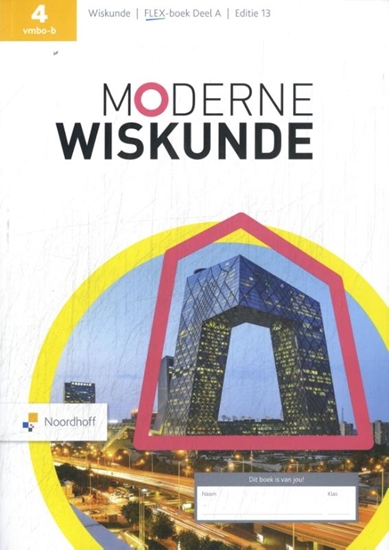 Afbeelding van Moderne Wiskunde 4 vmbo-b FLEX boek A