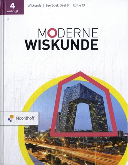 Afbeelding van Moderne Wiskunde vmbo-gt 4 leerboek B