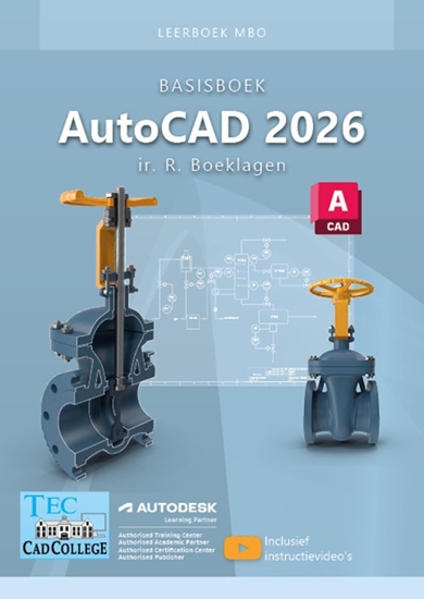 Afbeelding van Basisboek AutoCAD 2026 mbo Leerboek