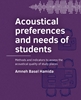 Afbeelding van A+BE Architecture and the Built Environment Acoustical preferences and needs of students