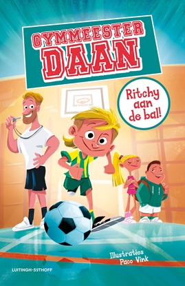 Afbeeldingen van Gymmeester Daan Ritchy aan de bal