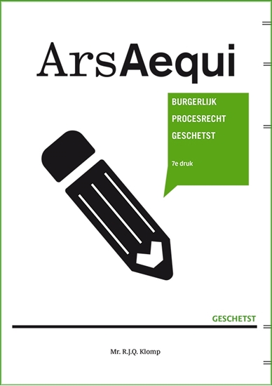 Afbeelding van Ars Aequi Geschetst Burgerlijk procesrecht geschetst