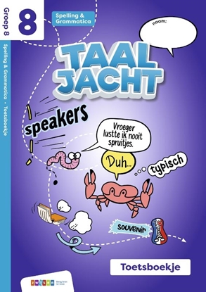 Afbeeldingen van Taaljacht Groep 8 spelling & grammatica toetsboekje