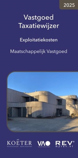 Afbeelding van Vastgoed Taxatiewijzer Exploitatiekosten Maatschappelijk Vastgoed 2025