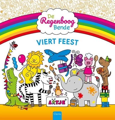 Afbeeldingen van De Regenboogbende viert feest