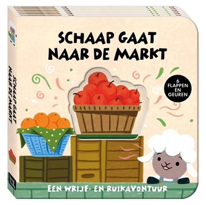 Afbeeldingen van Een wrijf- en ruikavontuur - Schaap gaat naar de markt