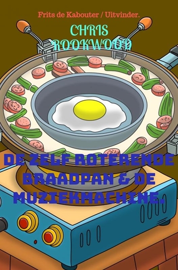 Afbeelding van De zelf roterende braadpan en de muziekmachine.