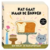Afbeelding van Een wrijf- en ruikavontuur - Kat gaat naar de bakker