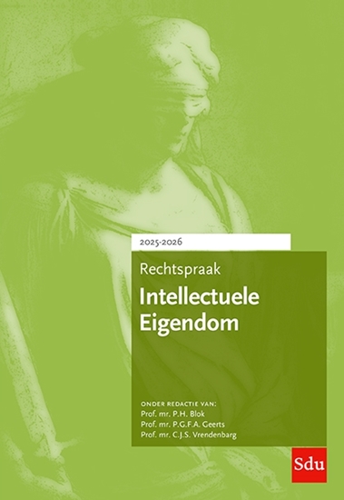 Afbeelding van Rechtspraakreeks Rechtspraak intellectuele eigendom 2025-2026