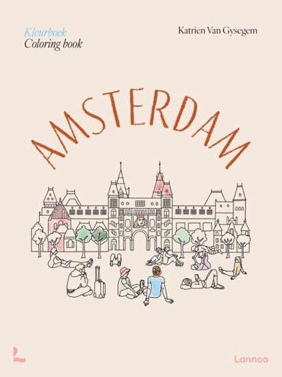 Afbeelding van Kleurboek Amsterdam I Coloring Book Amsterdam