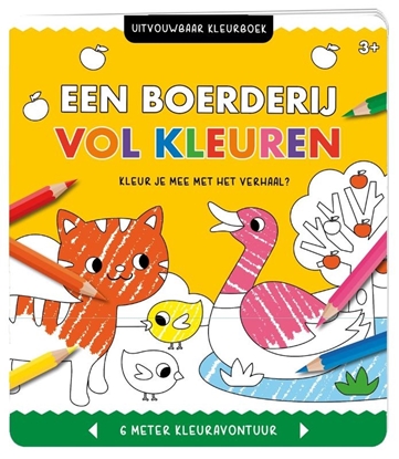 Afbeeldingen van Uitvouwbaar kleurboek - Een boerderij vol kleuren