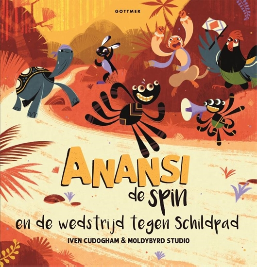 Afbeelding van Anansi de spin Anansi de spin en de wedstrijd tegen Schildpad