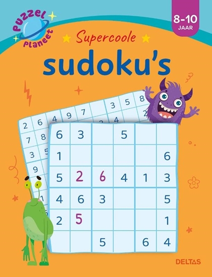 Afbeelding van Puzzelplaneet - Supercoole sudoku's 8-10 jaar