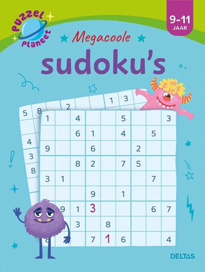 Afbeelding van Puzzelplaneet - Megacoole sudoku's 9-11 jaar