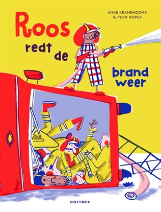 Afbeeldingen van Roos redt de brandweer
