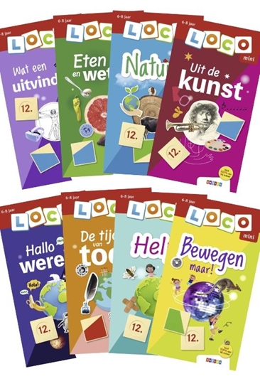 Afbeelding van Loco Mini Loco mini pakket Code D (8 boekjes)