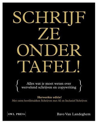 Afbeeldingen van Schrijf ze onder tafel!