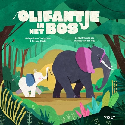 Afbeeldingen van Olifantje in het bos