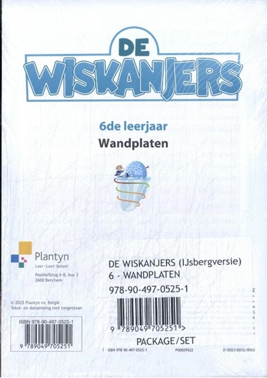Afbeelding van De Wiskanjers - IJsbergversie De Wiskanjers (IJsbergversie) 6 Wandplaten Didactisch Materiaal