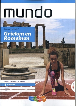 Afbeeldingen van Mundo LRN-line 1 vmbo bk thema 3 Grieken en Romeinen Leerwerboek