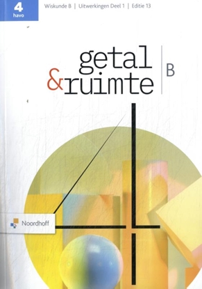 Afbeeldingen van Getal & Ruimte havo B deel 1 uitwerkingenboek