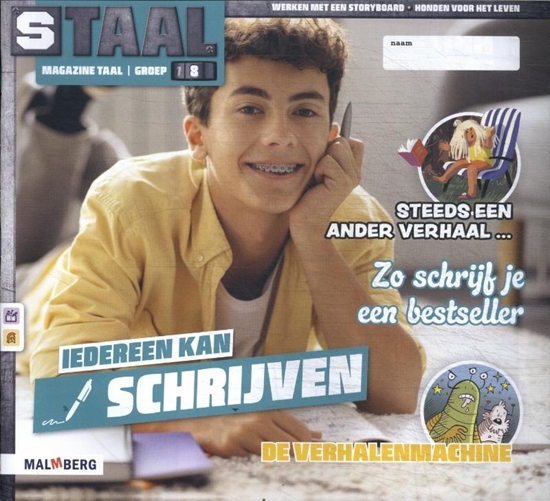 Afbeelding van Staal Taal magazine thema Schrijven groep 8