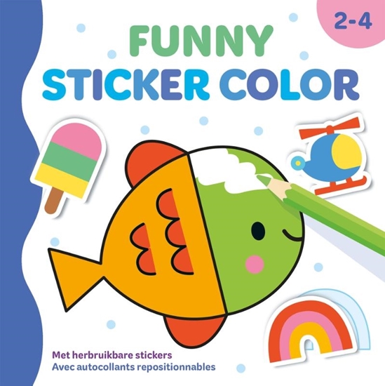 Afbeelding van Funny Sticker Color (2-4 j.) / Funny Sticker Color (2-4a.)