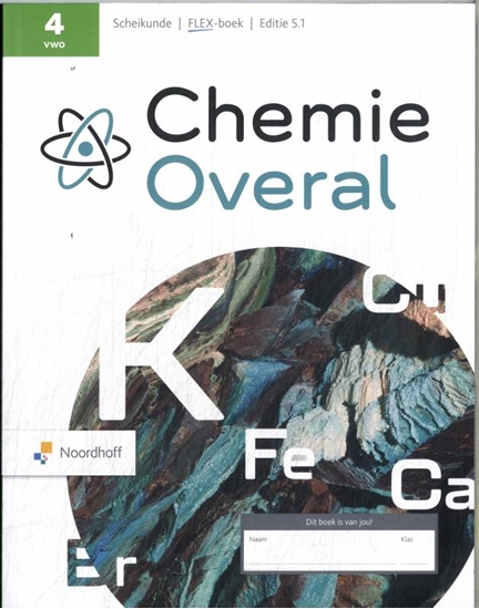 Afbeelding van Chemie Overal 4 vwo scheikunde Flex-boek