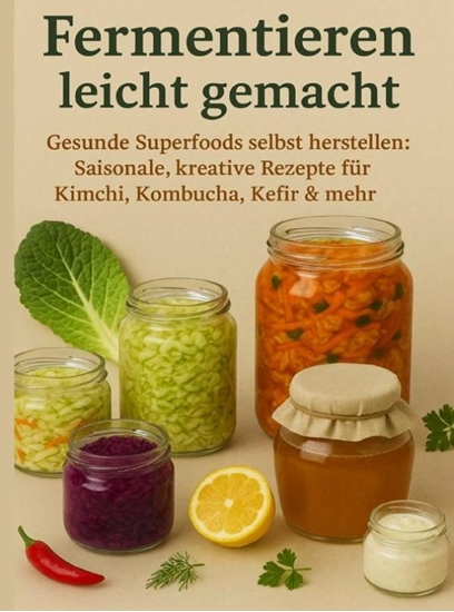 Afbeelding van Fermentieren leicht gemacht Gesunde Superfoods selbst herstellen: Saisonale, kreative Rezepte für Kimchi, Kombucha, Kefir & mehr