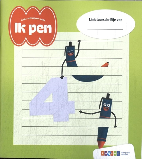 Afbeelding van Ik pen! 4 Liniatuurschriftje