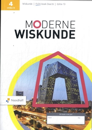 Afbeeldingen van Moderne Wiskunde 4 vmbo-b Flex-boek B