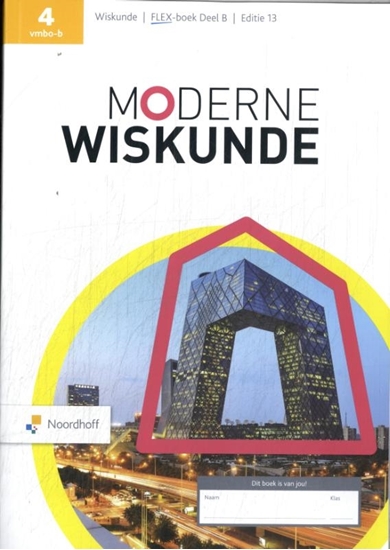 Afbeelding van Moderne Wiskunde 4 vmbo-b Flex-boek B