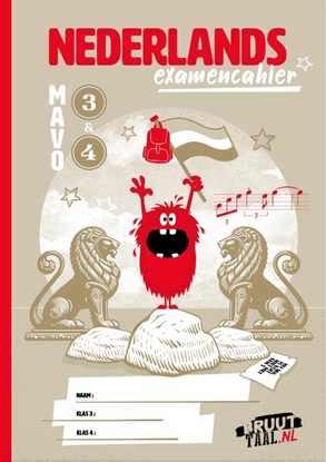 Afbeeldingen van BruutTaal 3/4 mavo nederlands Examenchahier
