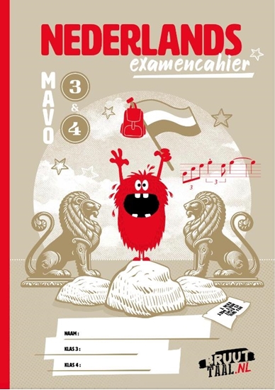 Afbeelding van BruutTaal 3/4 mavo nederlands Examenchahier